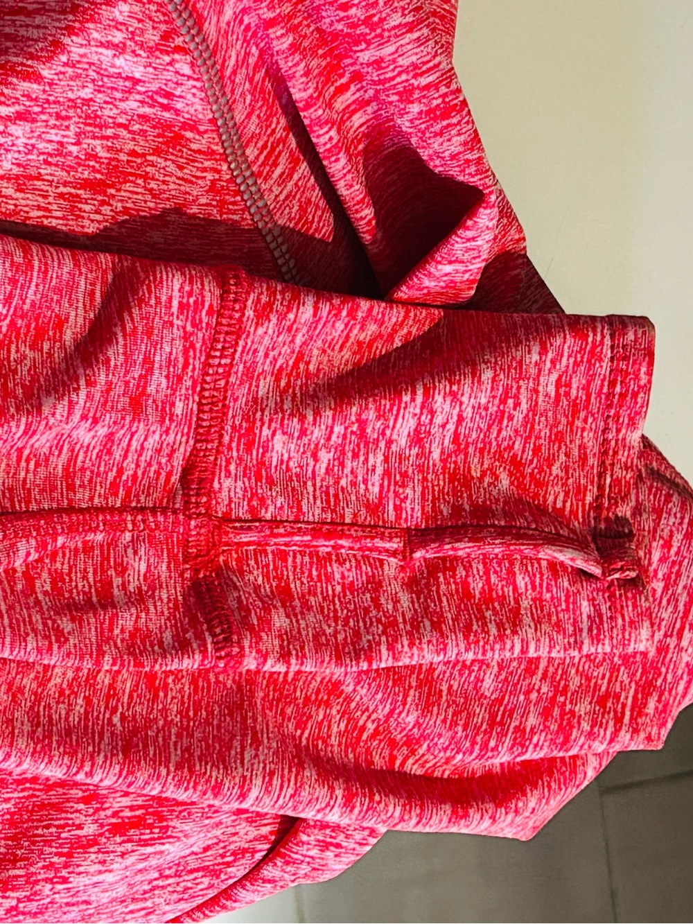 Tangerine Women’s Quarter-Zip workout Performance Top, with zipper in the back - Picture 8 of 9